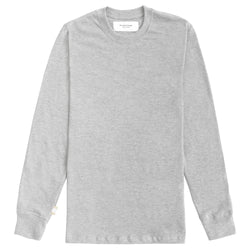 Province of Canada - Monday Long Sleeve Crop Top Heather Grey - Made in Canada