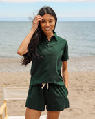 Made in Canada Sunday Polo Shirt Forest - Province of Canada