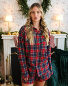Made in Canada 100% Cotton McCallister Plaid Flannel Pyjama Short - Womens - Province of Canada