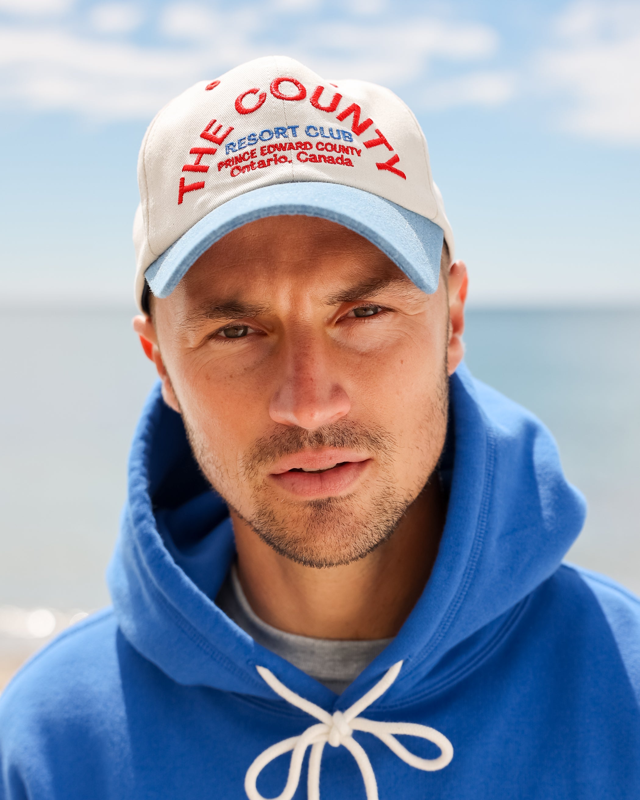 Made in Canada 100% Cotton The County Baseball Hat Natural Denim - Province of Canada 