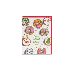 Holiday Donuts Greeting Card - Made in Canada - Province of Canada