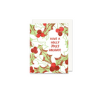 Holly Jolly Holiday Greeting Card - Made in Canada - Province of Canada