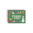 Joyeuses Fetes Icons Holiday Greeting Card - Made in Canada - Province of Canada