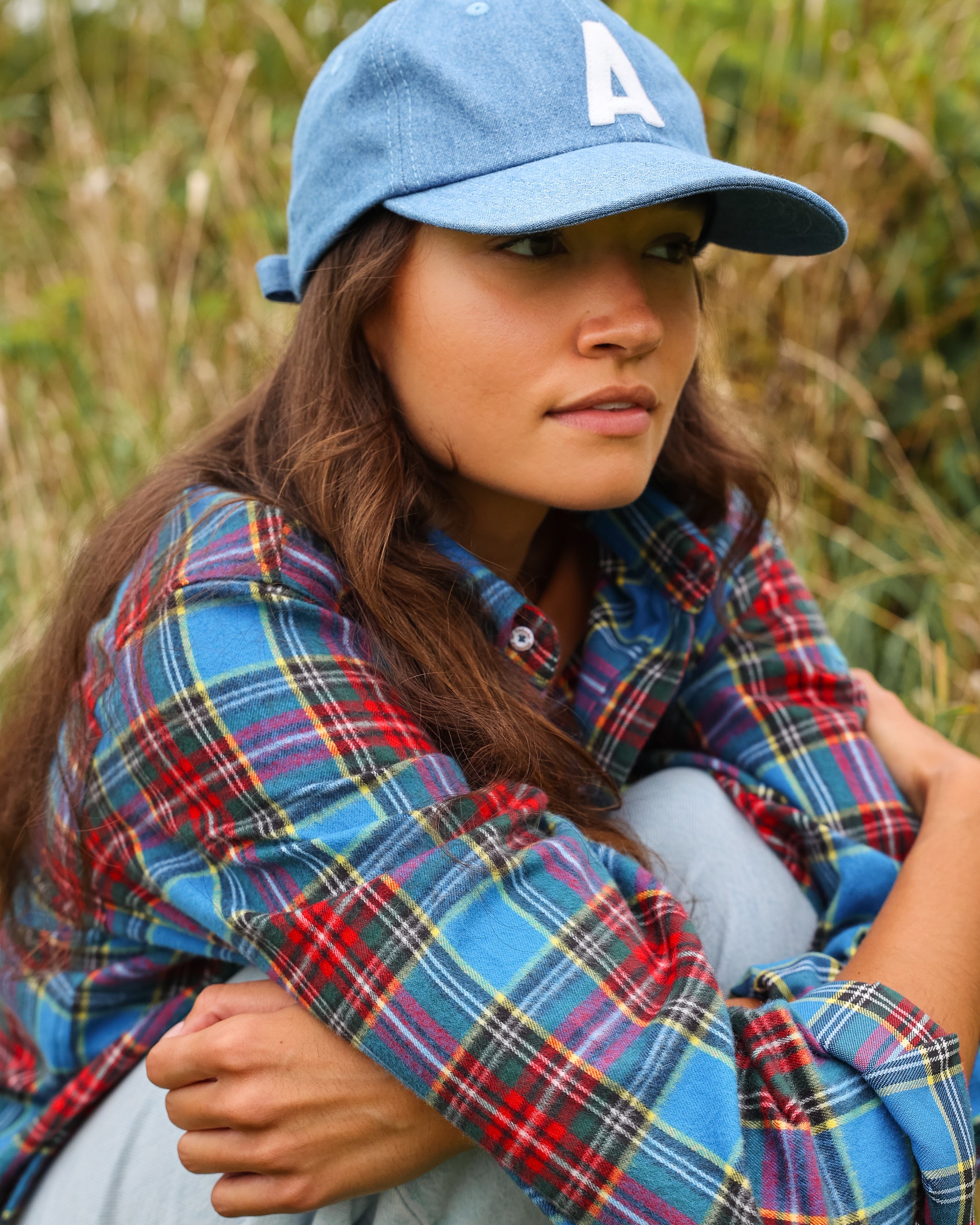 Made in Canada 100% Cotton Juniper  Plaid Flannel Shirt Blue Green Red Yellow - Unisex - Province of Canada