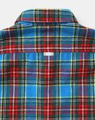Made in Canada 100% Cotton Juniper  Plaid Flannel Shirt Blue Green Red Yellow - Unisex - Province of Canada