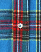 Made in Canada 100% Cotton Juniper  Plaid Flannel Shirt Blue Green Red Yellow - Unisex - Province of Canada