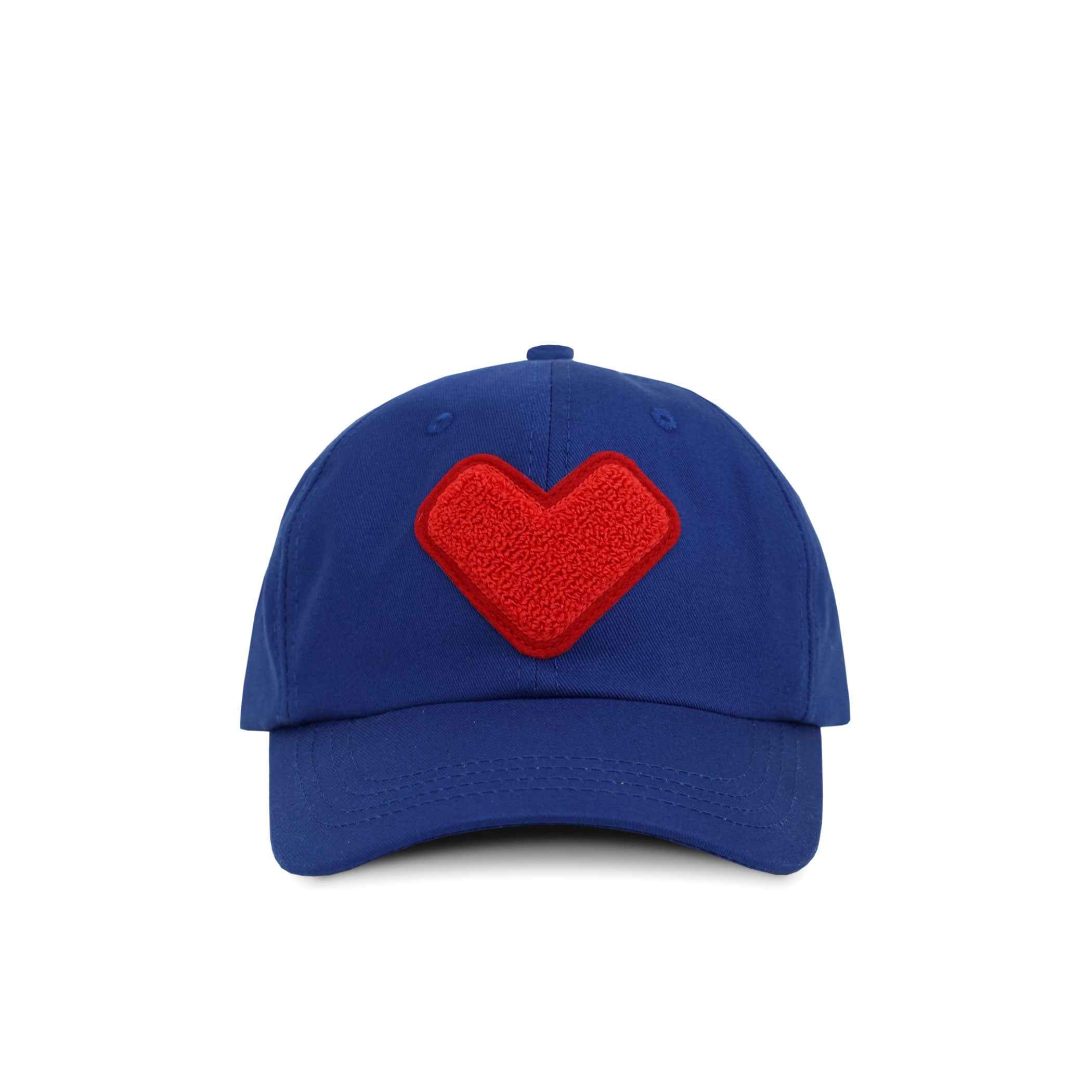 Made in Canada 100% Cotton Kids Heart Baseball Hat Royal Blue - Province of Canada