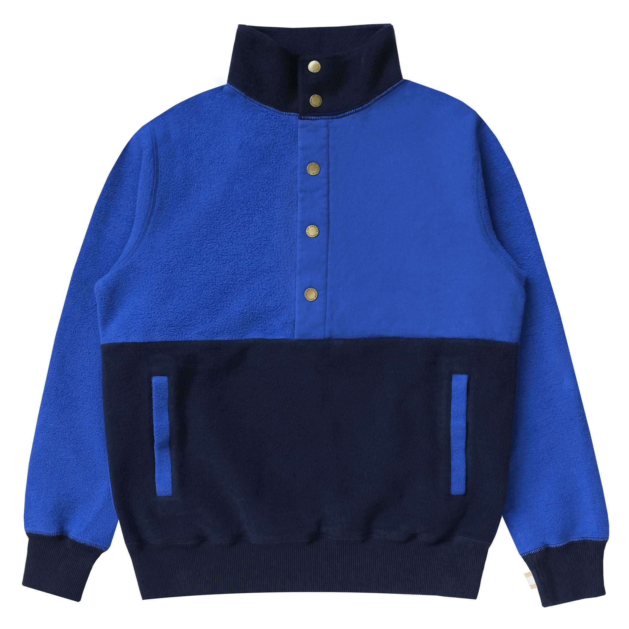 Made in Canada 100% Cotton Reverse Fleece Pullover Royal Navy - Unisex - Province of Canada