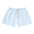Made in Canada 100% Cotton Oxford Wide Stripe Short Blue - Womens - Province of Canada 