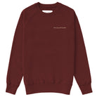 Made in Canada 100% Cotton French Terry Sweatshirt Burgundy - Unisex - Province of Canada
