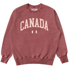 Made in Canada Canada Fleece Sweatshirt Washed Red 100% Cotton - Unisex - Province of Canada