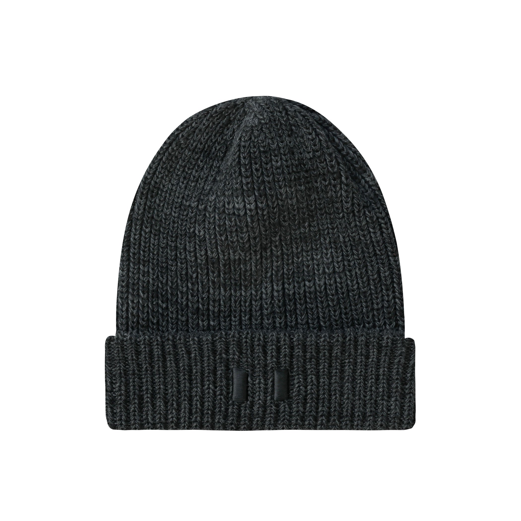 Made in Canada 100% Cotton Flag Cotton Knit Toque Heather Black - Province of Canada 