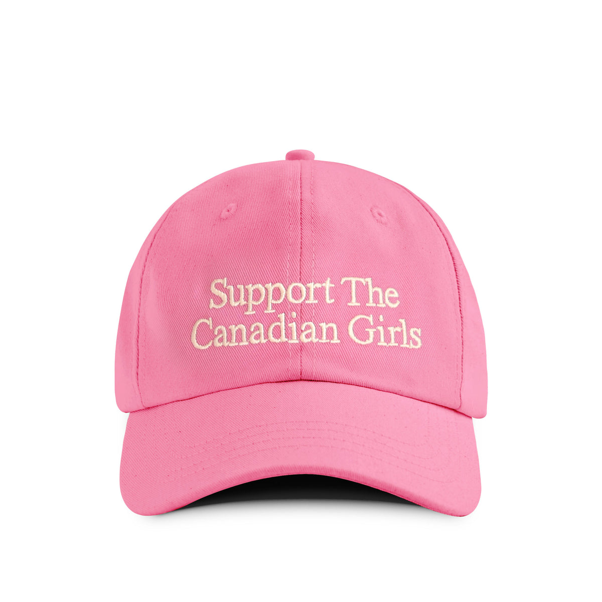 Made in Canada Support the Canadian Girls Baseball Hat Pink - Province of Canada