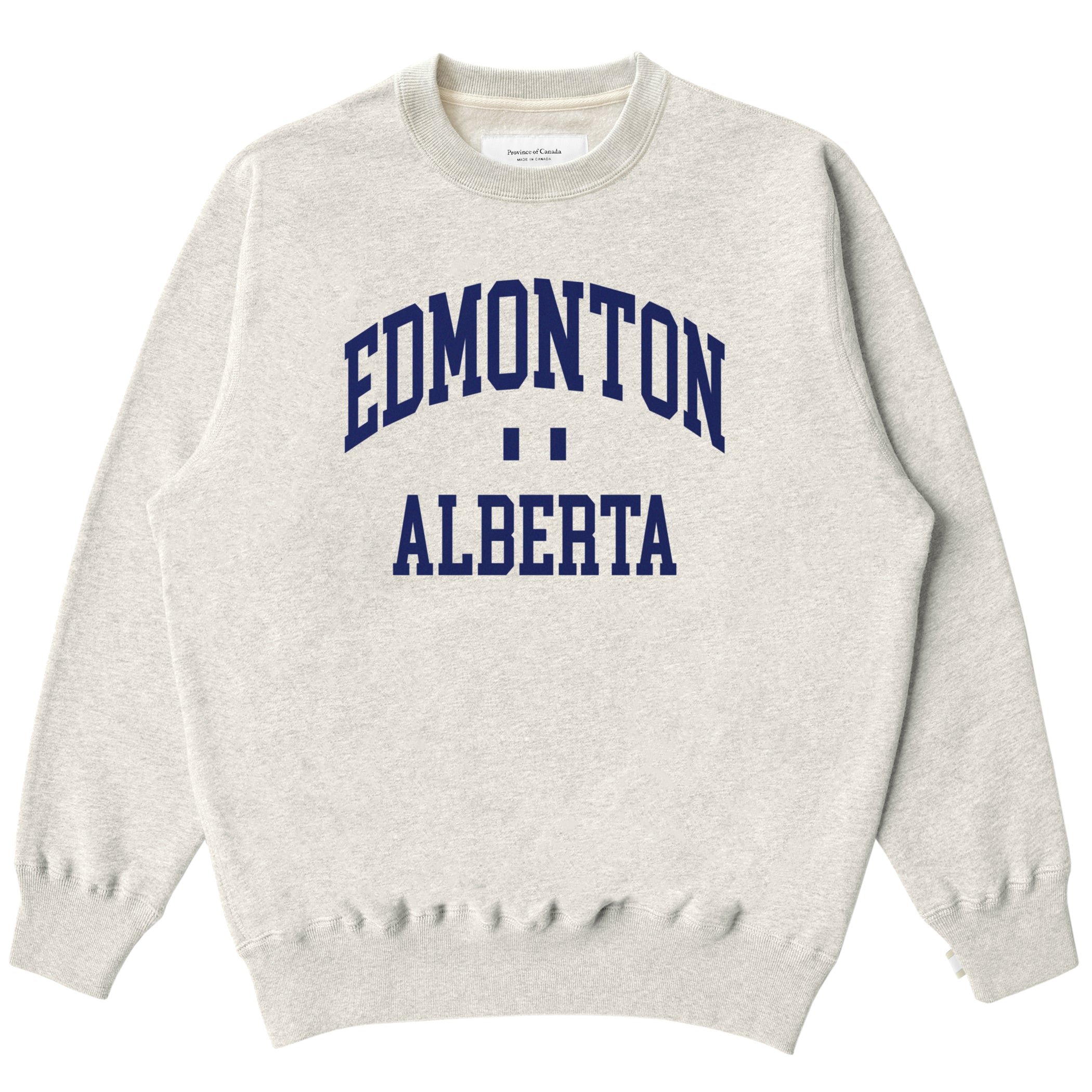 Edmonton Fleece Sweatshirt Eggshell Unisex – Province of Canada