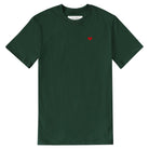 Made in Canada Organic Cotton Heart Tee Forest - Unisex - Province of Canada