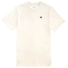 Made in Canada Organic Cotton Heart Tee Natural - Unisex - Province of Canada