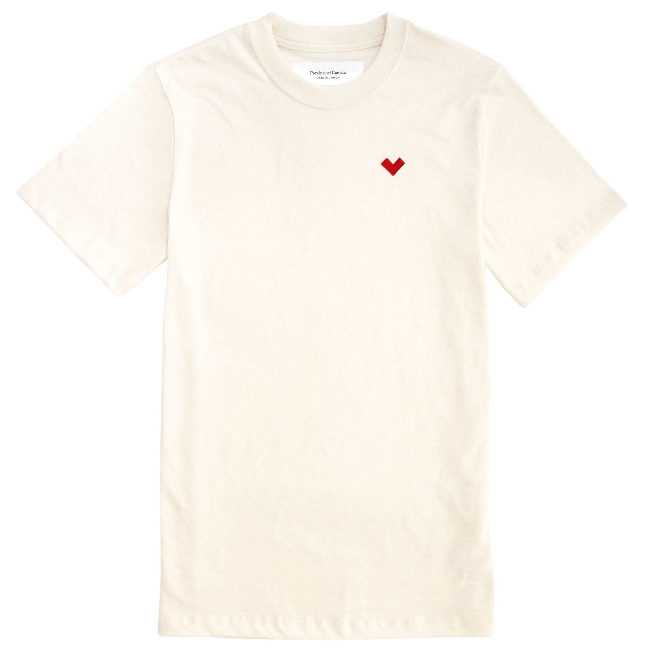 Heart Tee Natural - Unisex – Province of Canada