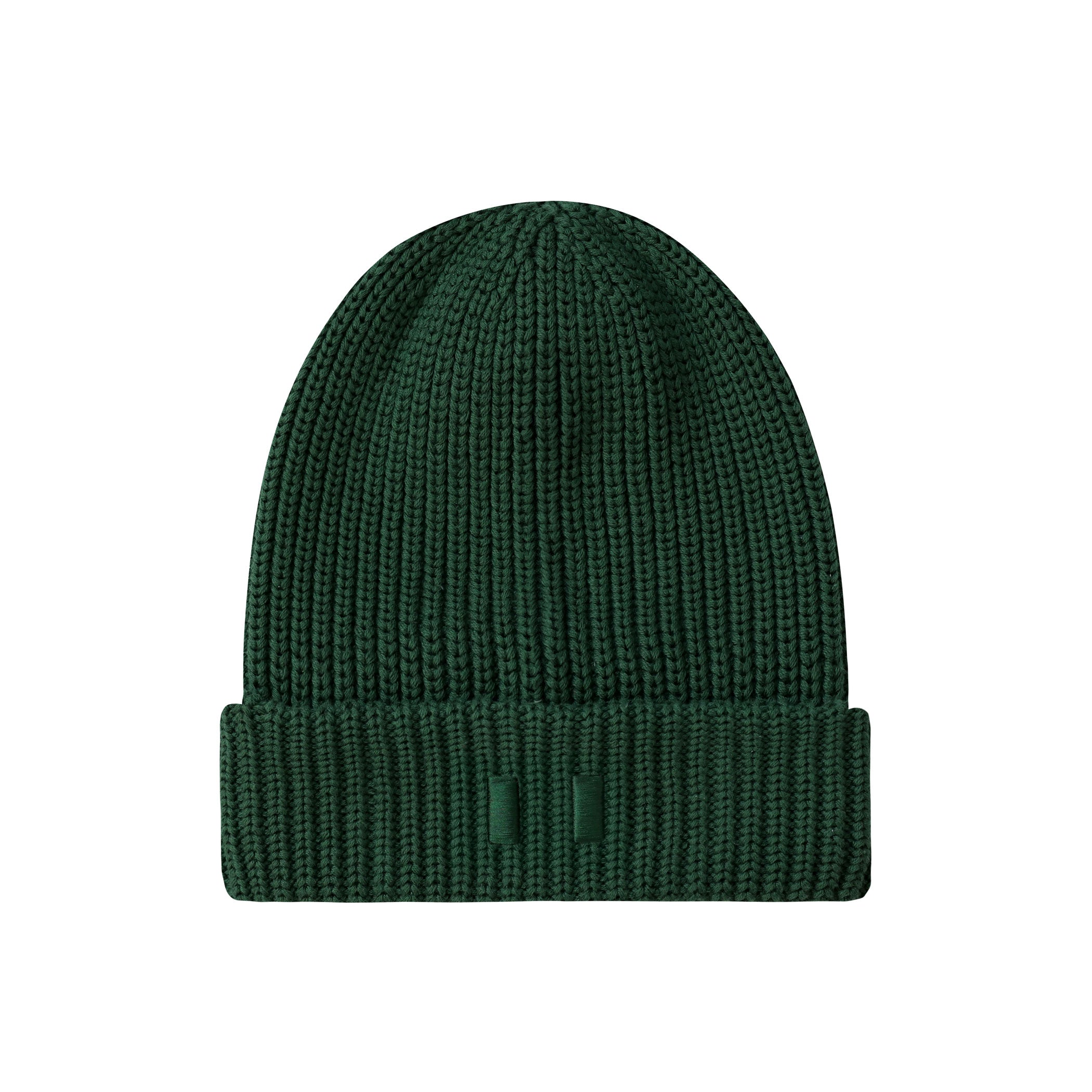 Made in Canada 100% Cotton Flag Cotton Knit Toque Forest Green - Province of Canada 