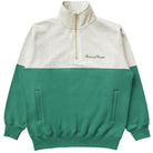 Made in Canada Club Cotton Fleece Half Zip Green - Unisex - Province of Canada 