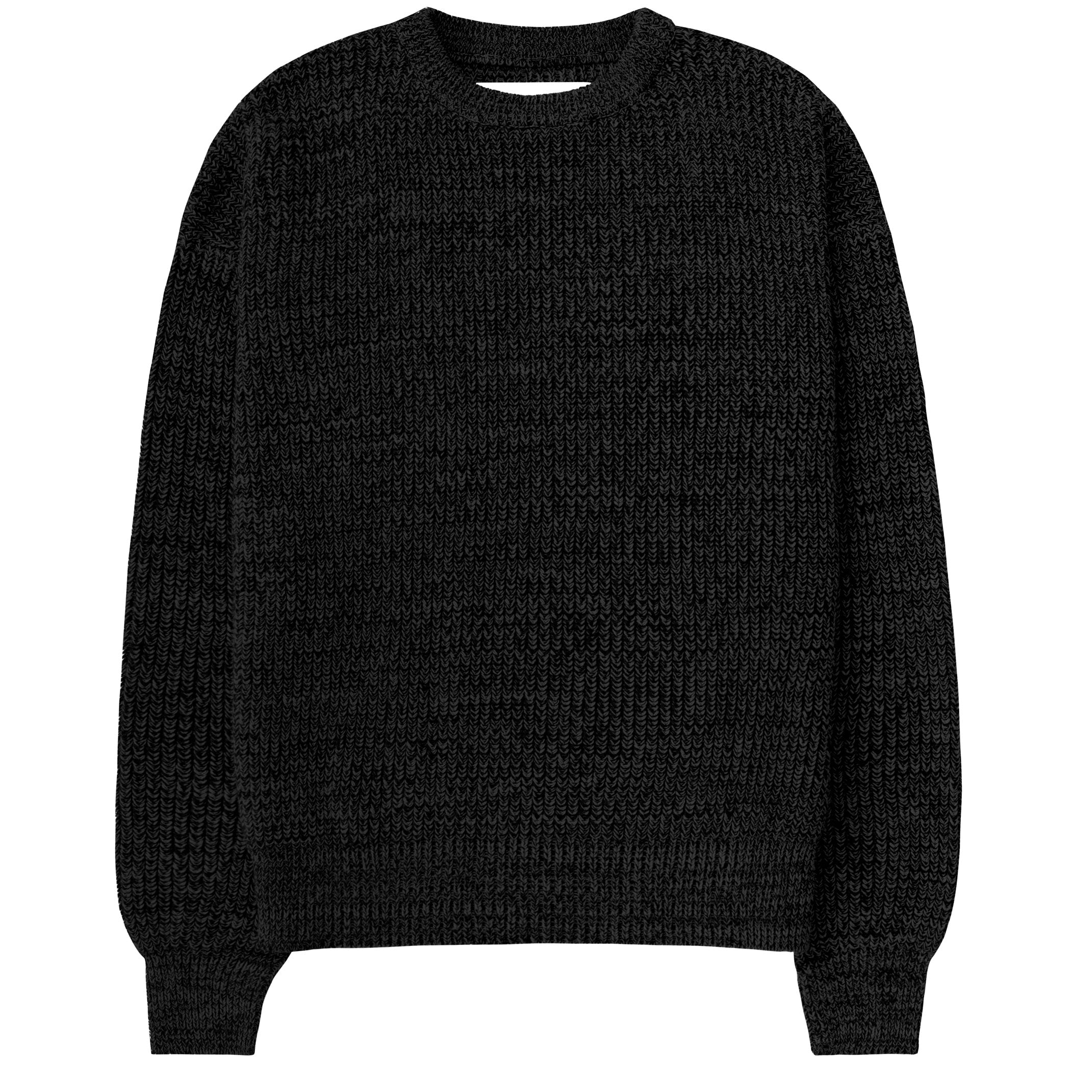Made in Canada Cotton Knit Sweater Heather Black 100% Cotton - Unisex - Province of Canada