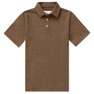 Made in Canada Sunday Polo Shirt Heather Brown - Province of Canada