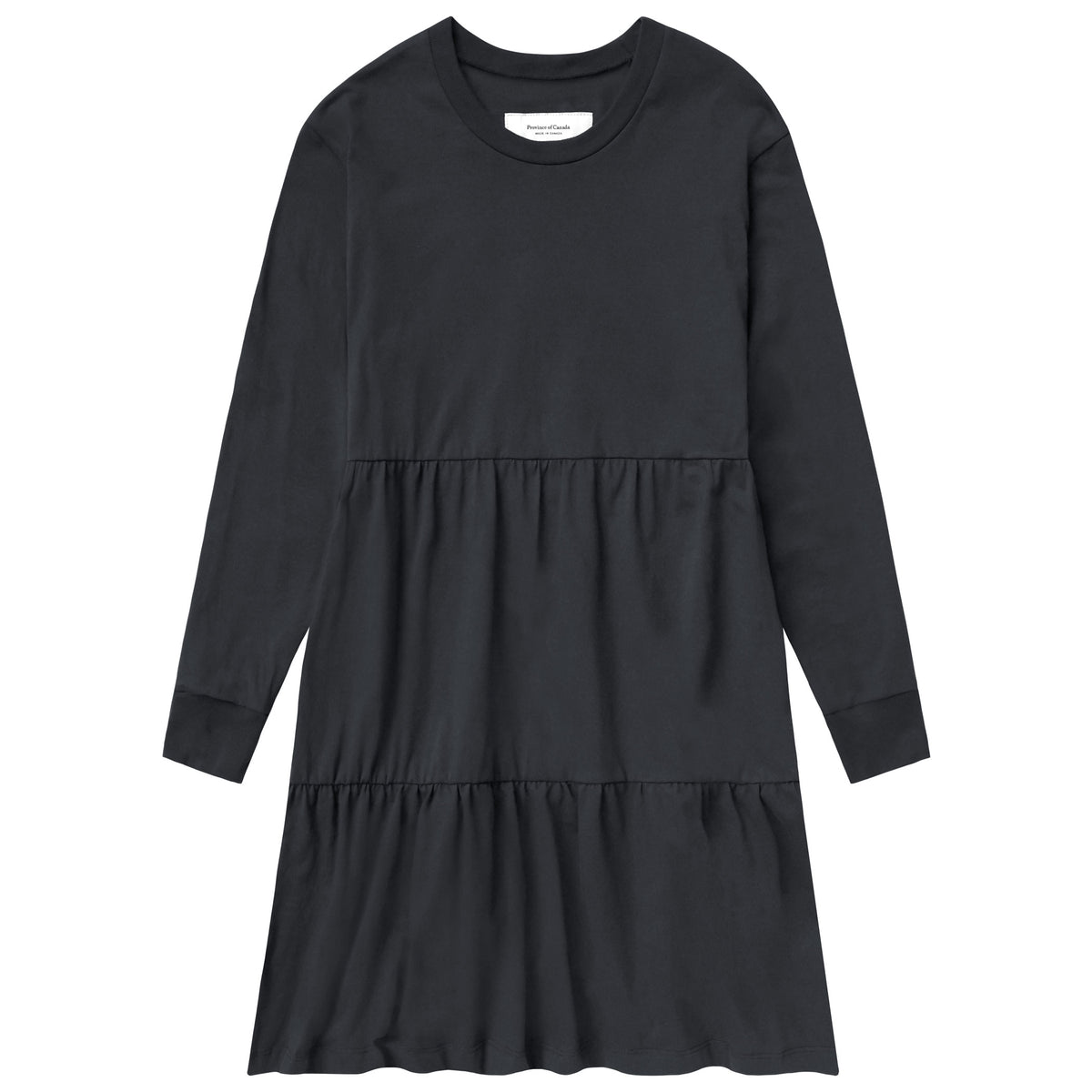 Made in Canada Tier Long Sleeve Dress Ink - Province of Canada