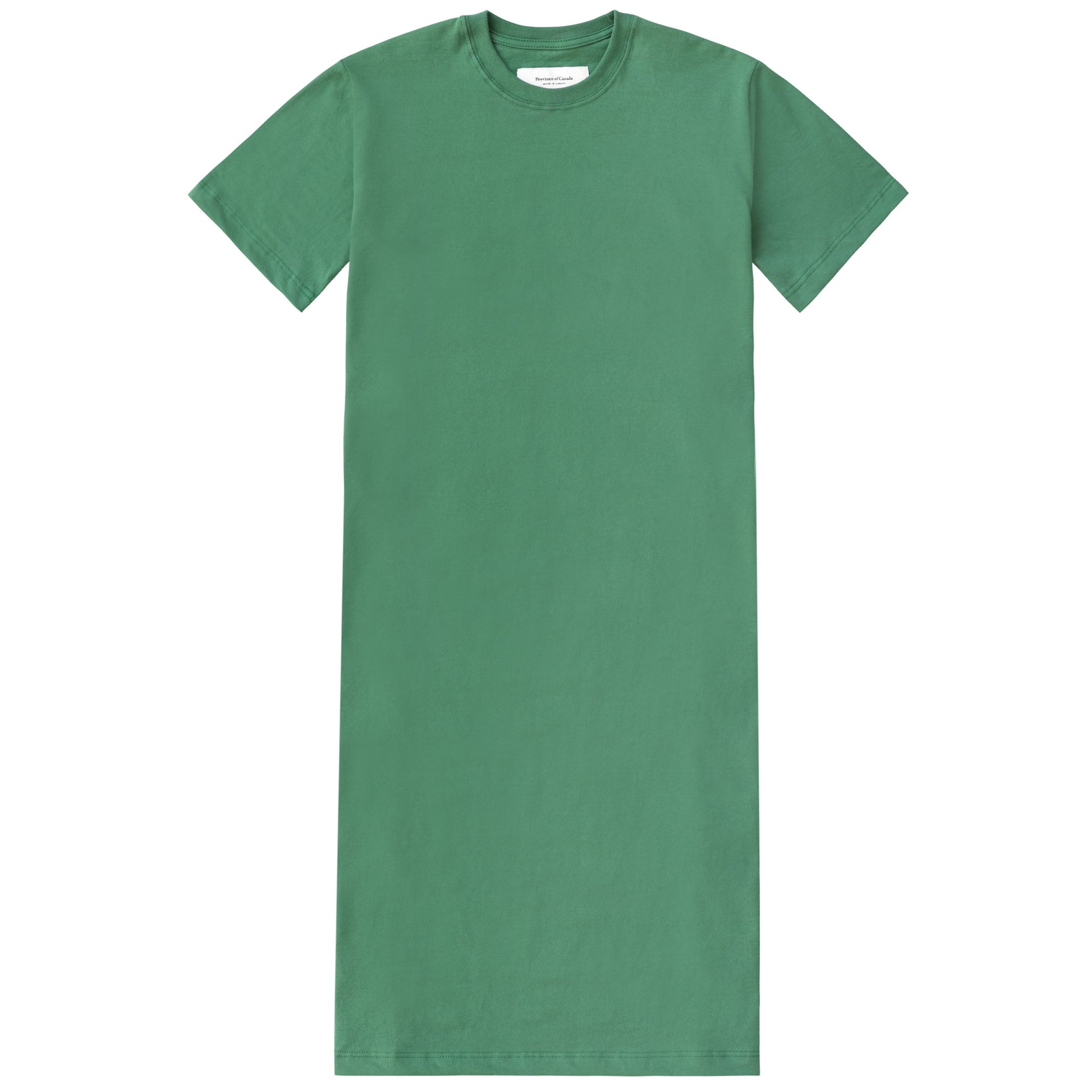 Midi T-Shirt Dress Green - Made in Canada - Province of Canada Midi T-Shirt Dress Green - Made in Canada - Province of Canada