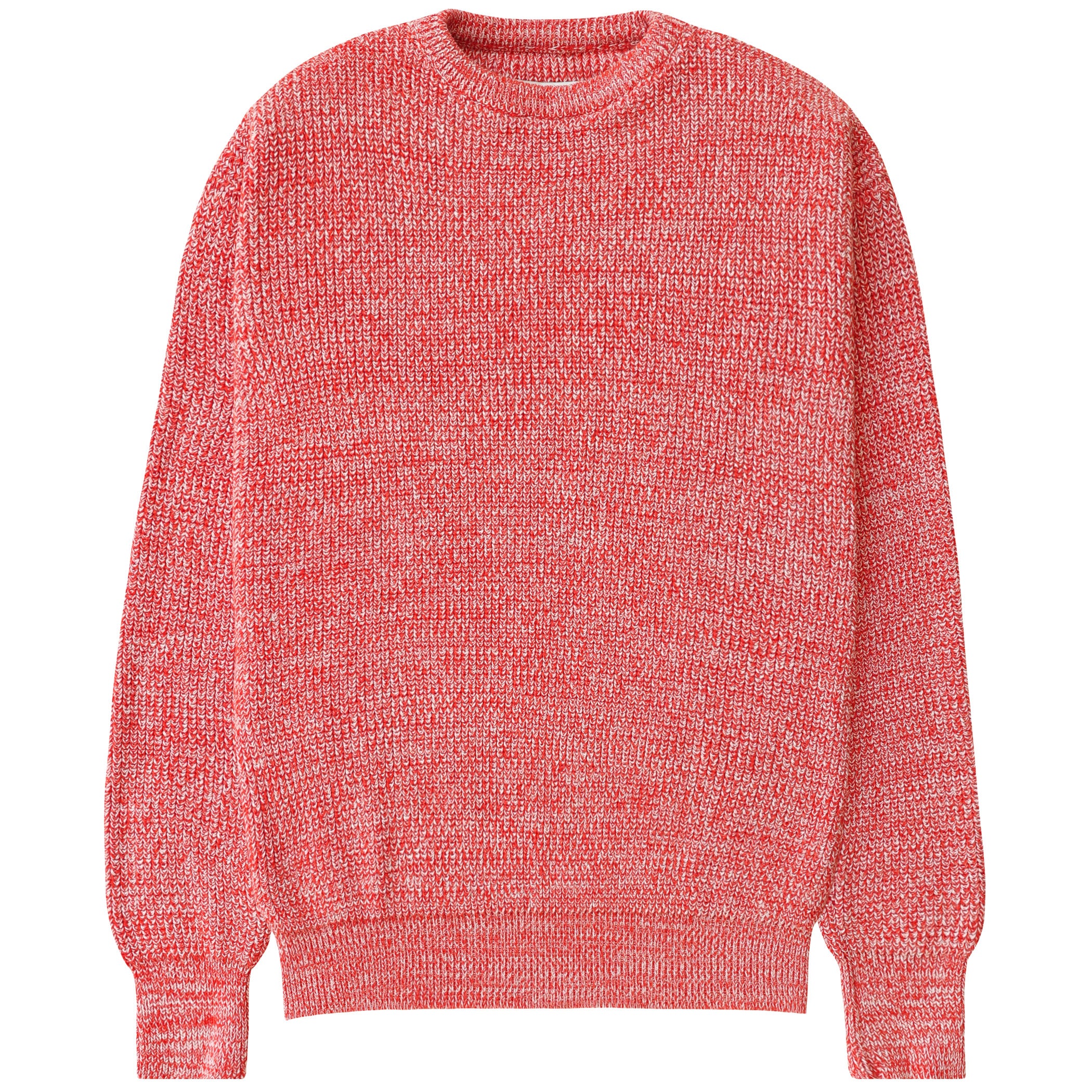 Made in Canada 100% Cotton Knit Sweater Heather Red - Unisex - Province of Canada