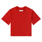 Made in Canada 100% Organic Cotton Monday Crop Top Red - Unisex - Province of Canada 