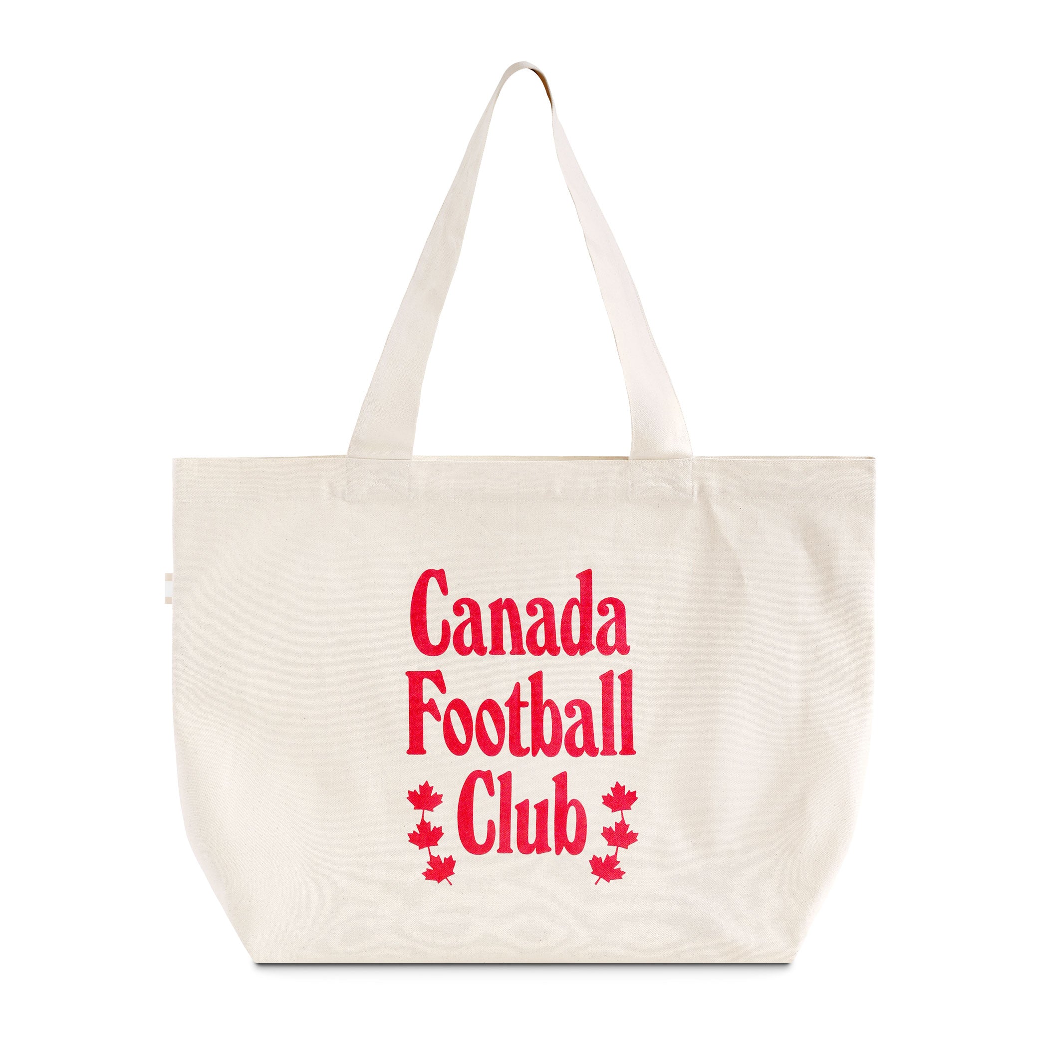 Made in Canada 100% Cotton Canada Football Club Tote Bag Natural - Province of Canada