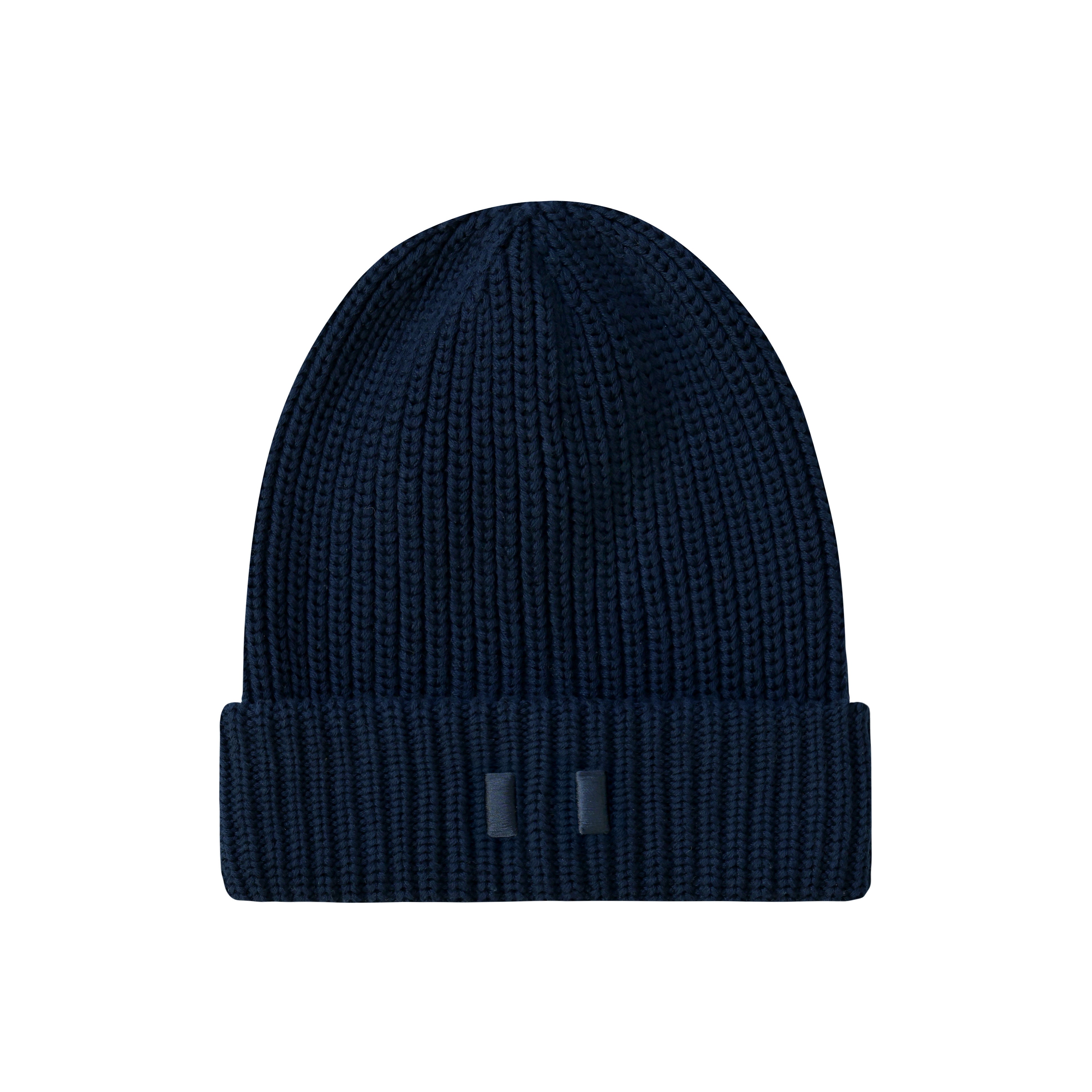 Made in Canada 100% Cotton Flag Cotton Knit Toque Navy - Province of Canada 