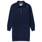 Made in Canada Fleece Sweater Dress Navy Blue - Province of Canada 