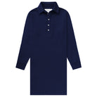 Made in Canada Sunday Polo Long Sleeve Dress Navy - Province of Canada