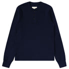 Made in Canada - Almost Pyjama Rib Henley Navy - Unisex - Province of Canada