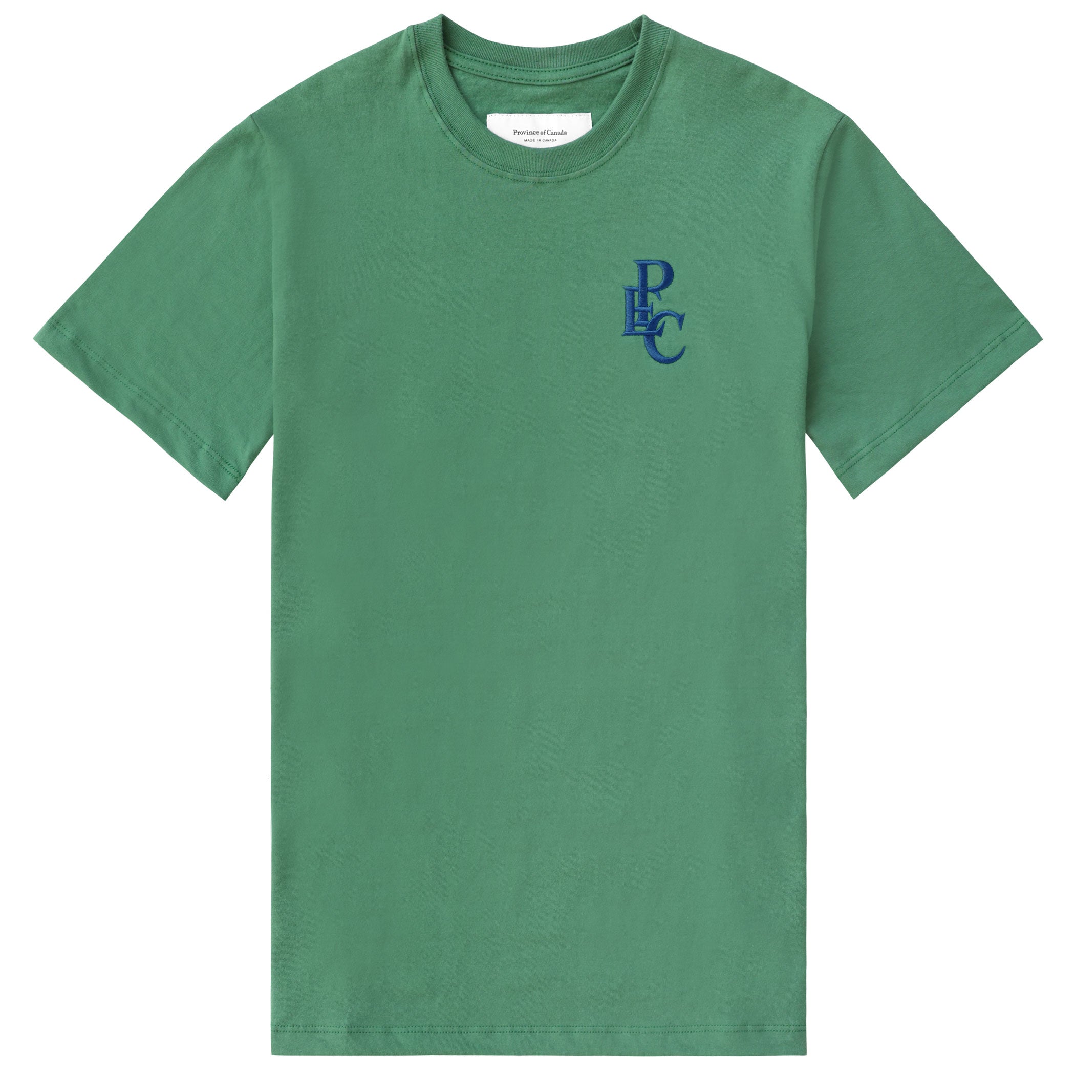 Made in Canada 100% Organic Cotton  Prince Edward County Tee Green - Unisex - Province of Canada