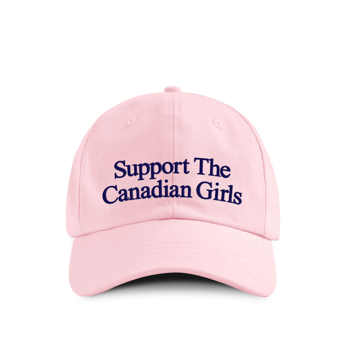 Made in Canada Support the Canadian Girls Baseball Hat Light Pink - Province of Canada