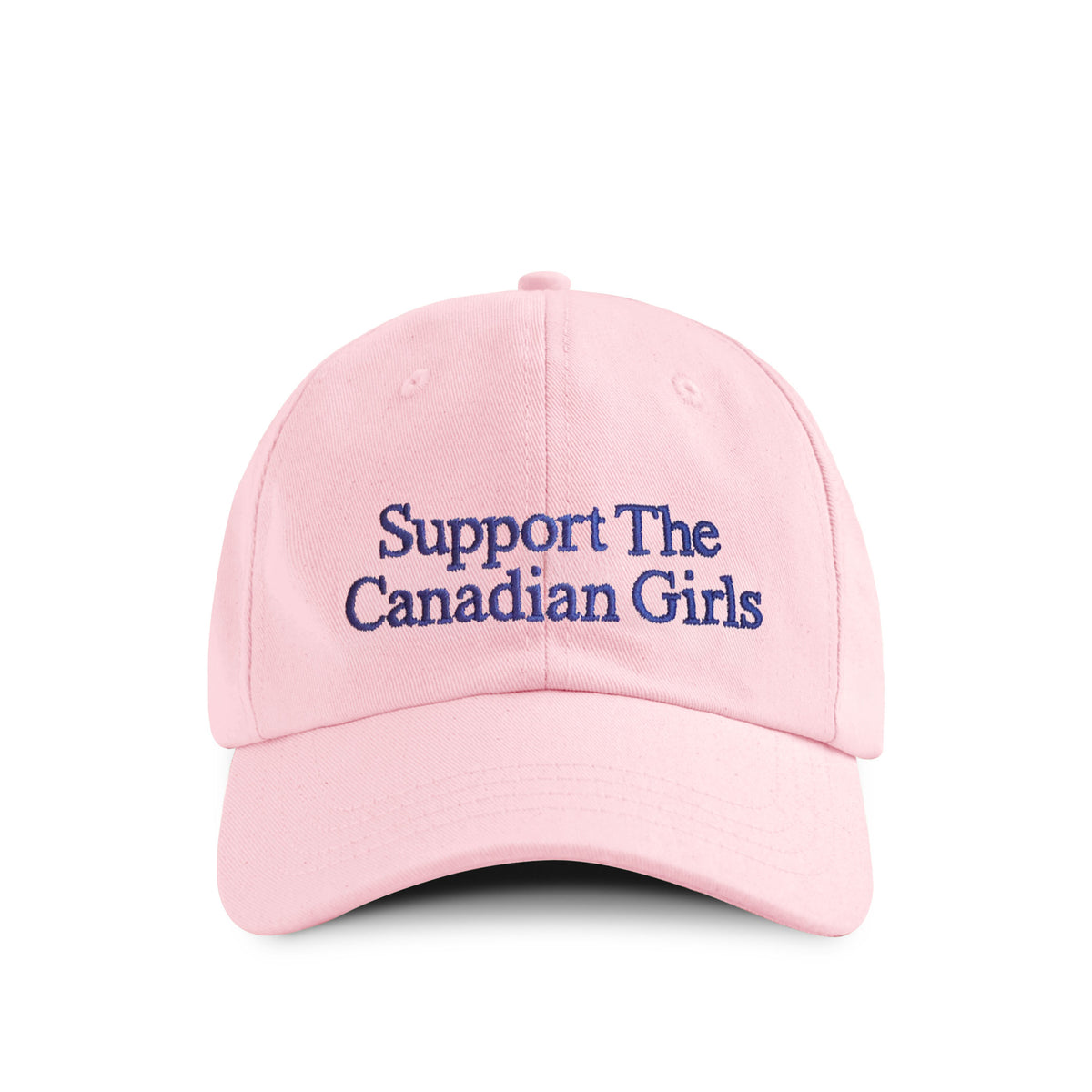 Made in Canada Support the Canadian Girls Baseball Hat Light Pink - Province of Canada