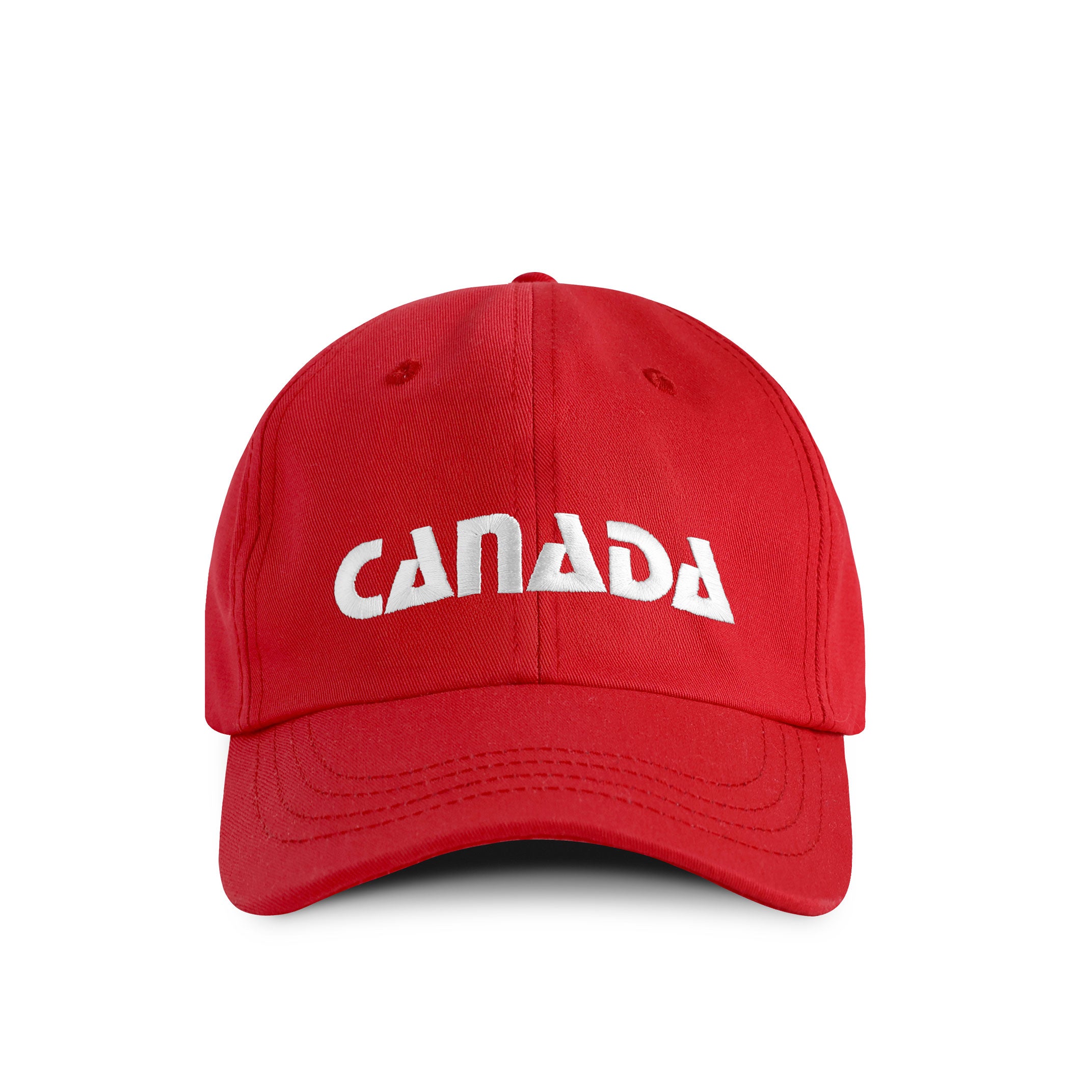 Made in Canada 100% Cotton Baseball Hat Red - Province of Canada