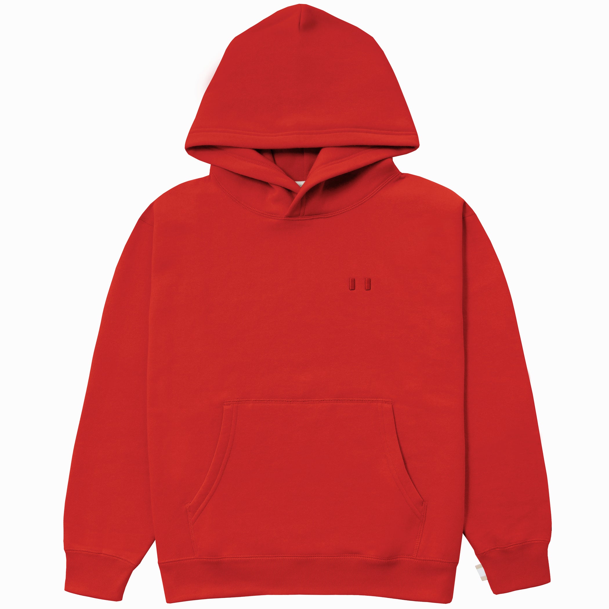 Made in Canada Flag Fleece Hoodie Red - Unisex - Province of Canada
