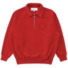 Made in Canada Half Zip Fleece Sweatshirt Red - Unisex - Province of Canada