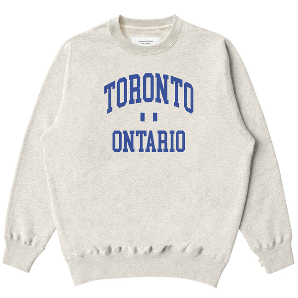 Made in Canada Toronto Ontario Fleece Sweatshirt Cloud - Unisex - Province of Canada