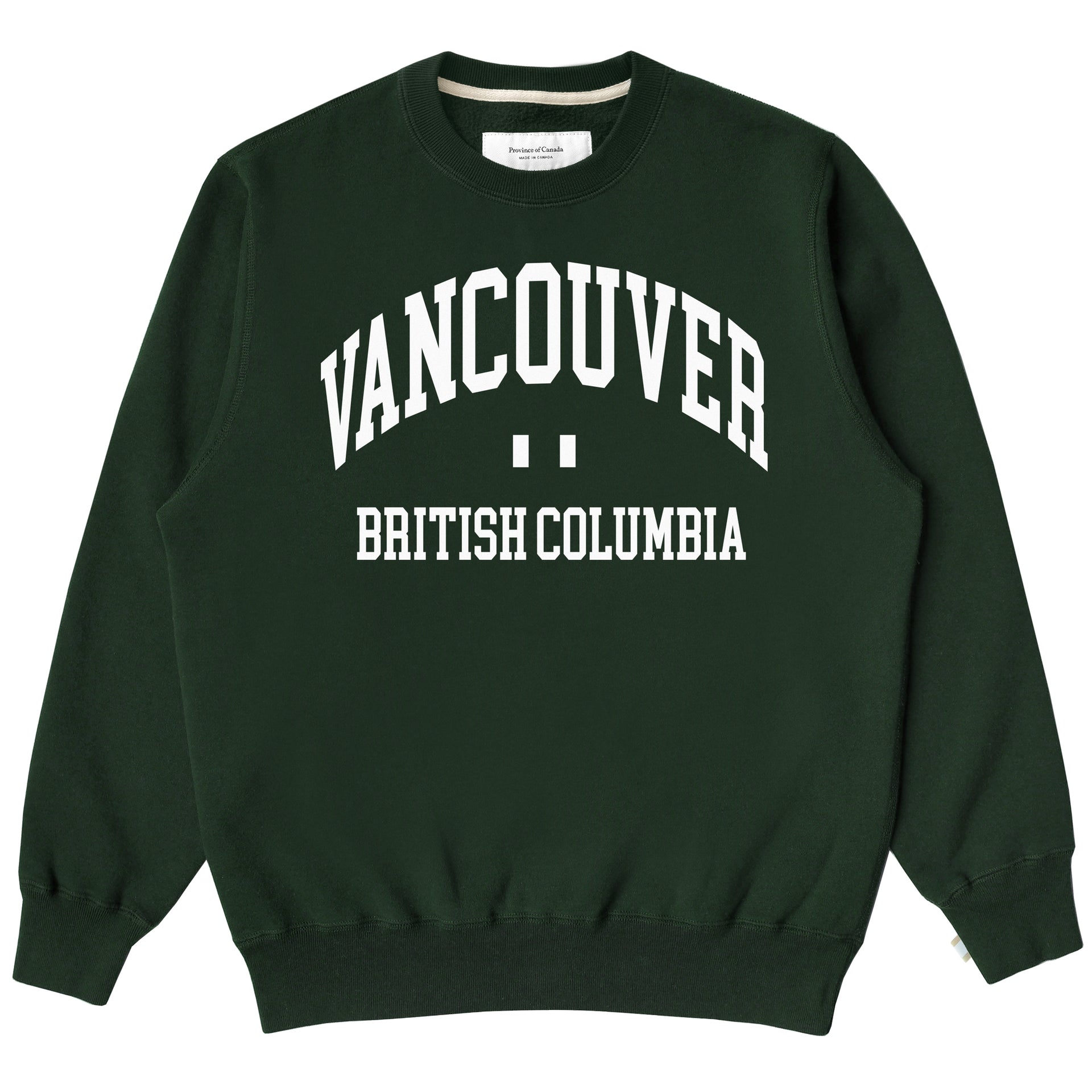 Hoodie Vancouver Crewneck Oversized Vancouver Slogan Sweatshirt