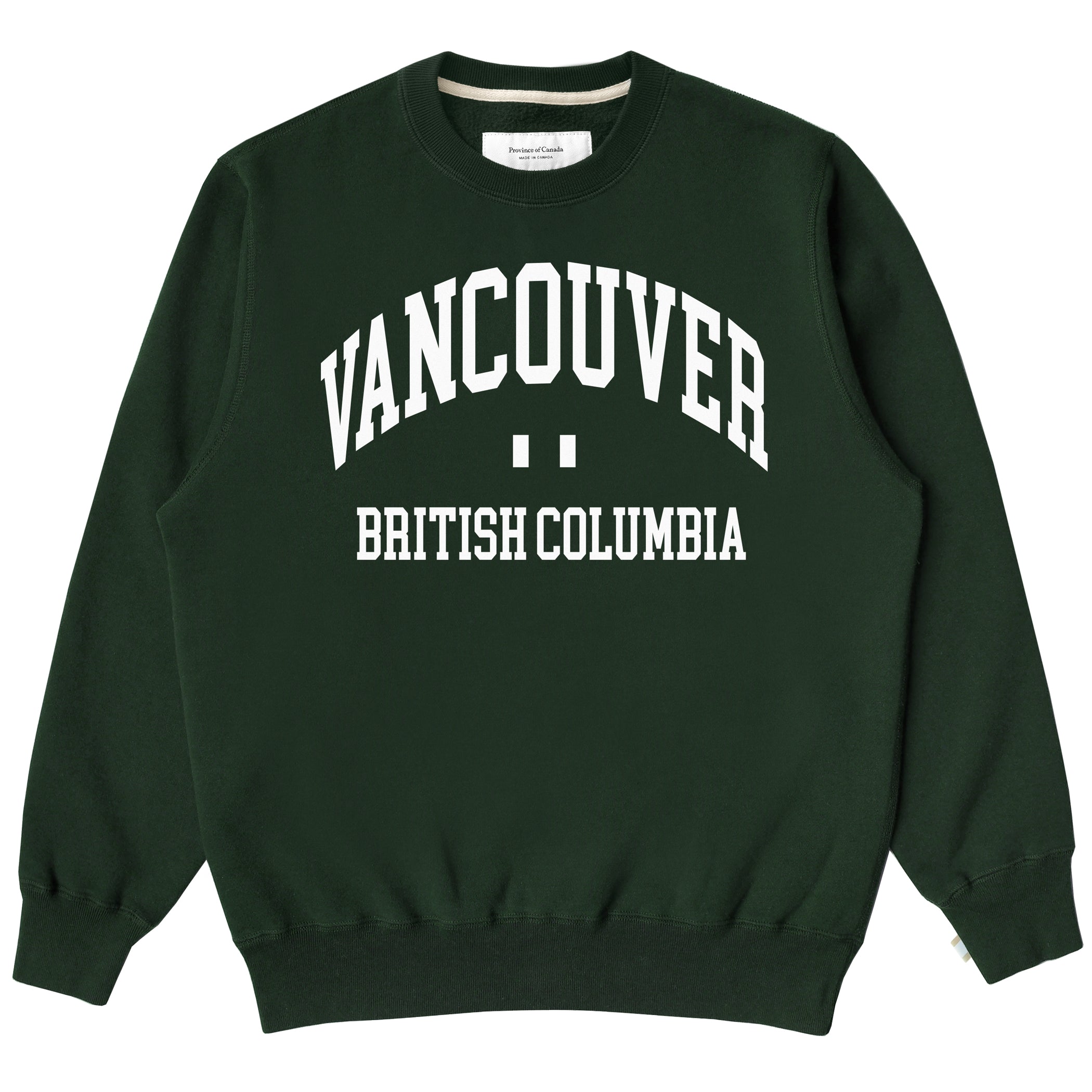 Made in Canada Fleece Vancouver Fleece Sweatshirt Forest - Unisex - Province of Canada