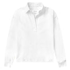Made in Canada 100% Organic Cotton Thursday Popover Long Sleeve Tee White - Province of Canada