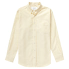 Made in Canada 100% Cotton Oxford  Stripe Button Down Shirt Butter Yellow - Unisex - Province of Canada