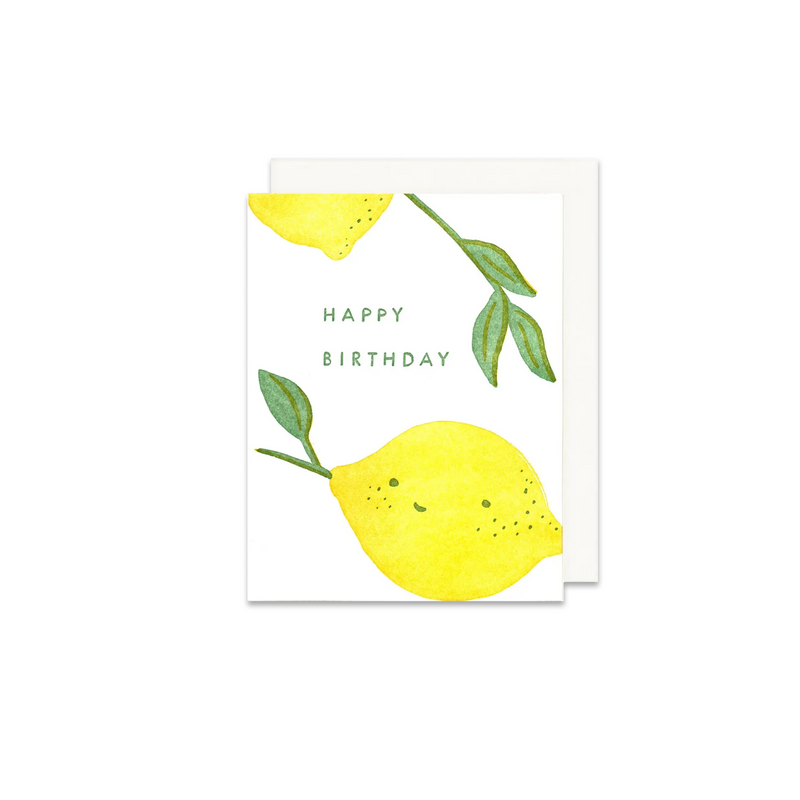 Lemony Birthday Greeting Card - Made in Canada - Province of Canada