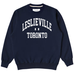 Made in Canada Leslieville Fleece Sweatshirt Navy - Unisex - Province of Canada