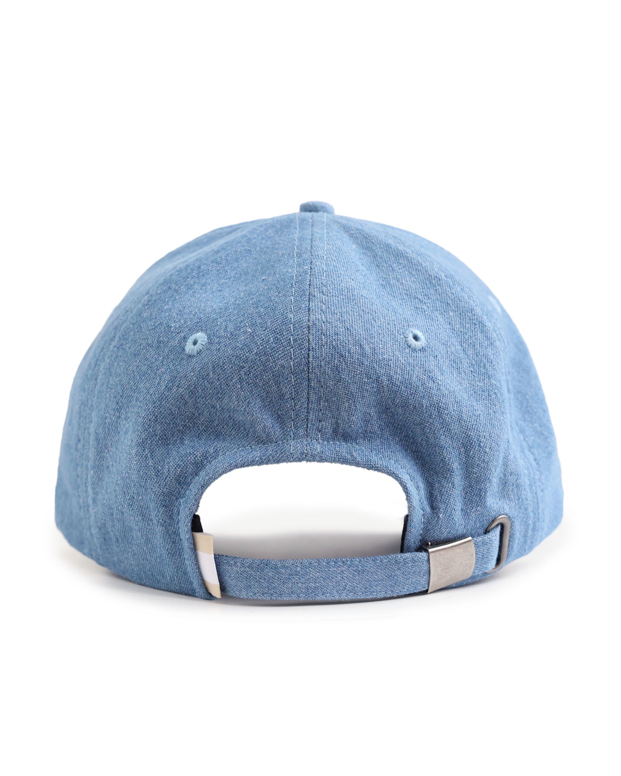Made in Canada 100% Cotton Letter M Baseball Hat Light Blue Denim - Province of Canada