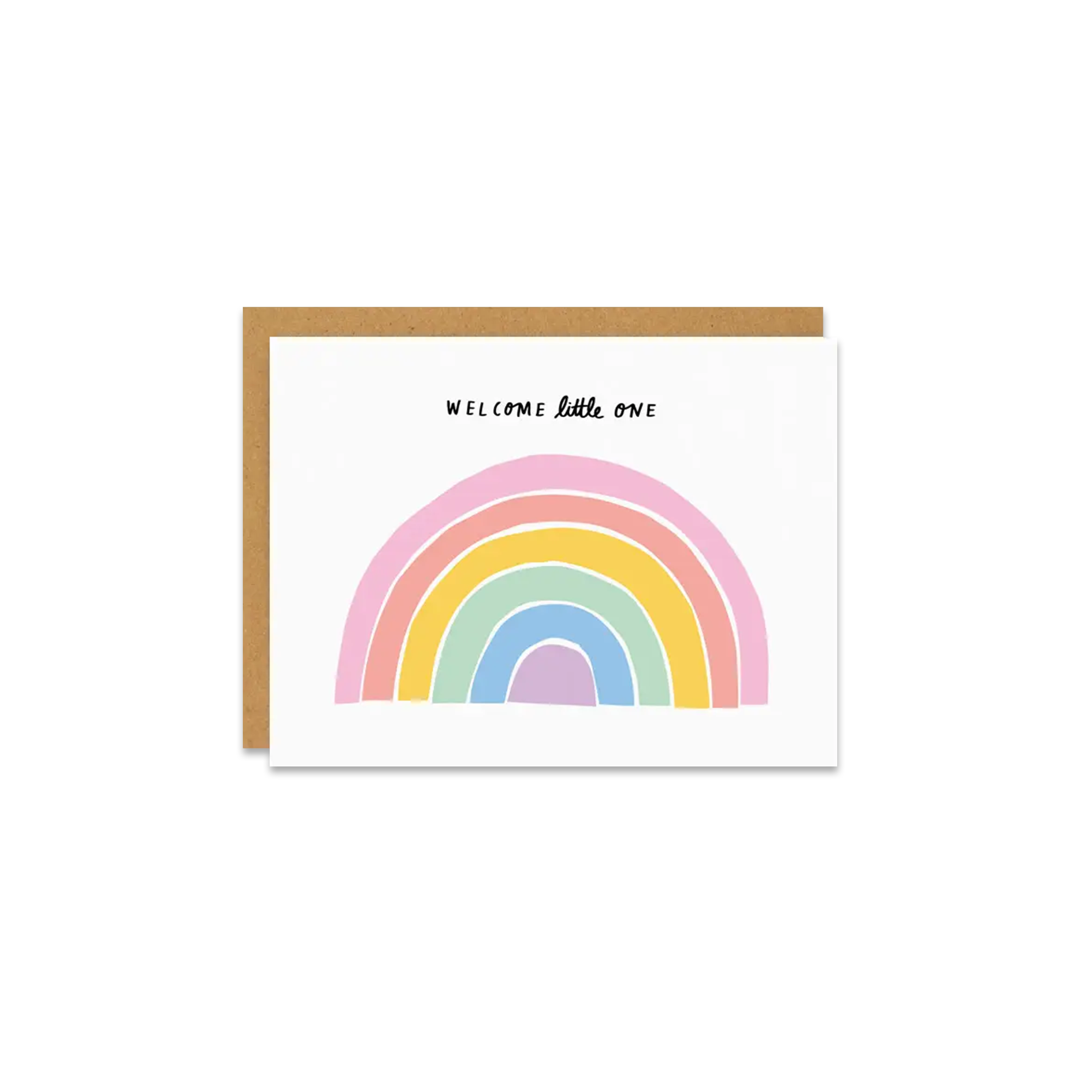 Little Rainbow Newborn Greeting Card - Made in Canada - Province of Canada