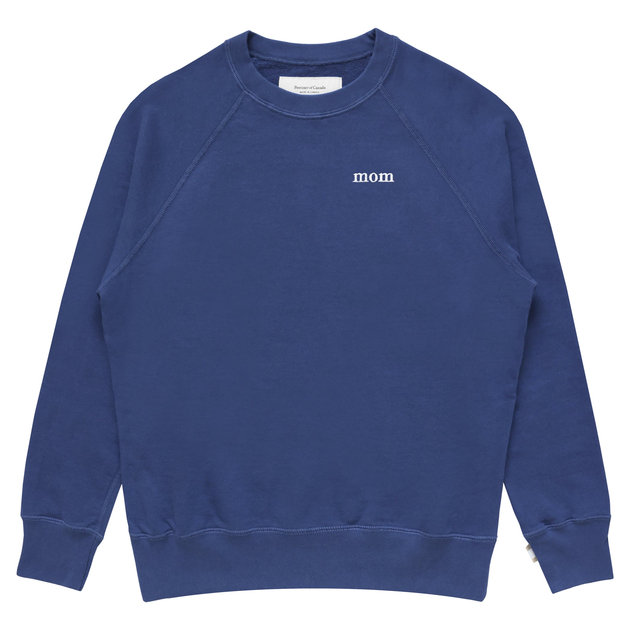 Mom Sweatshirt French Blue - Unisex – Province of Canada